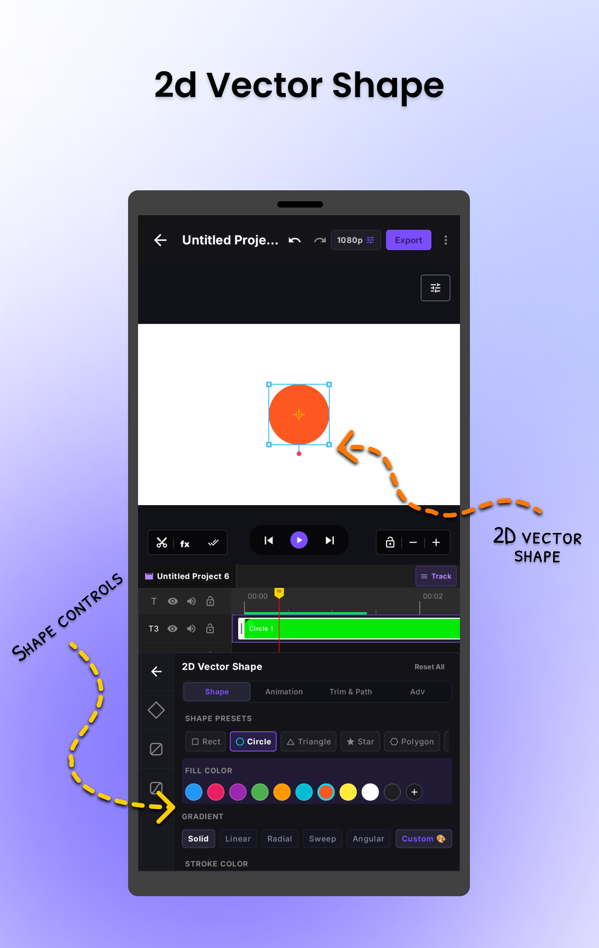 2D Vector Shape