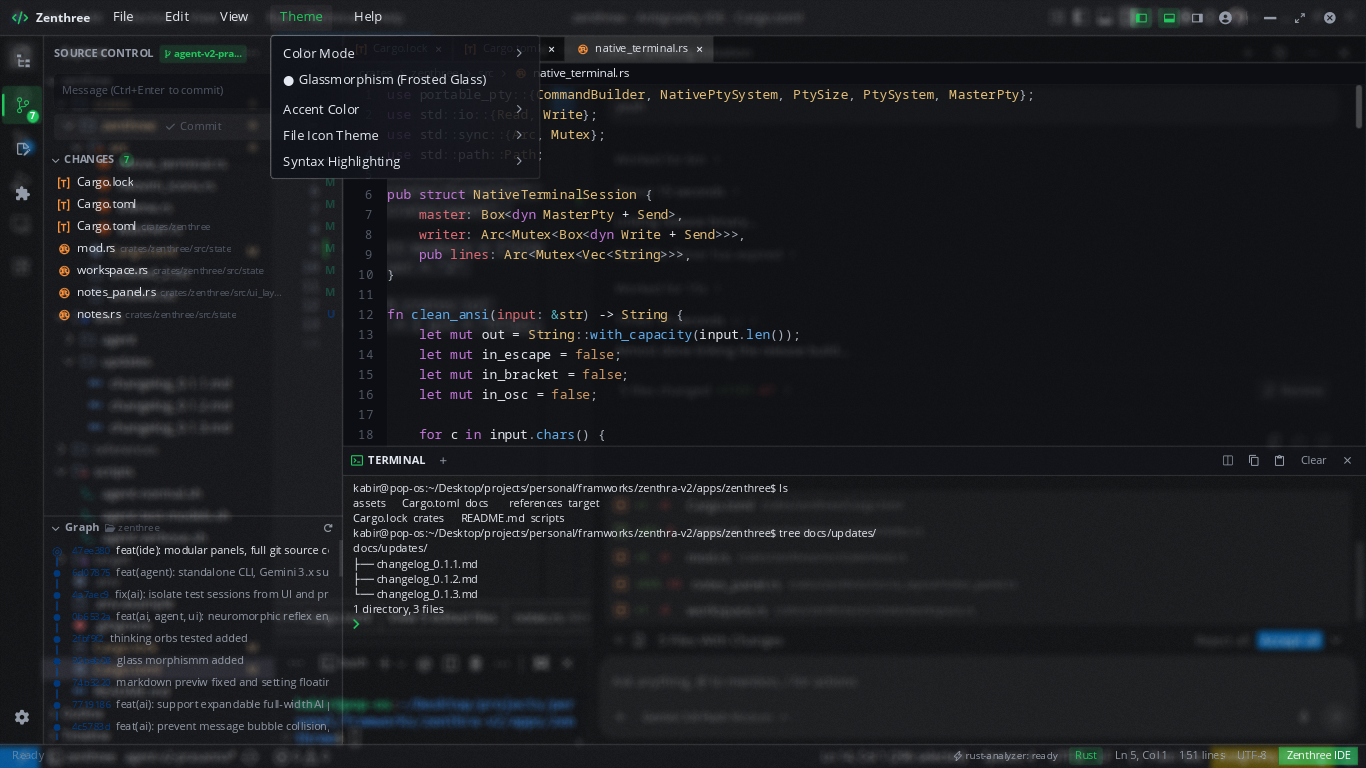 Zenthree Code Editor